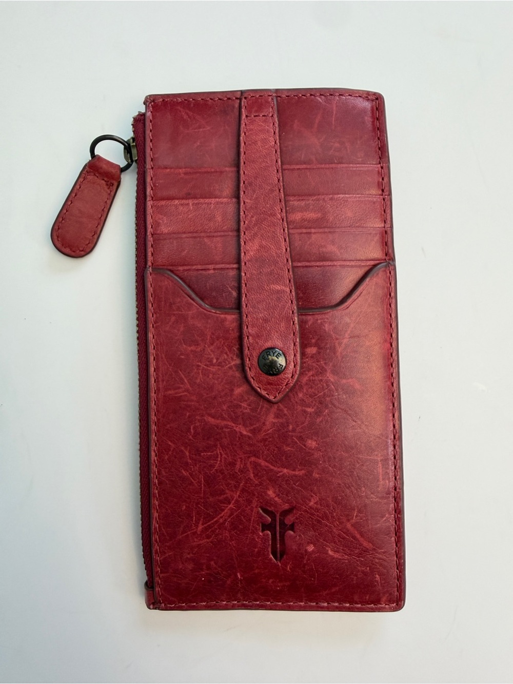 Frye Women's Melissa Snap Card Wallet